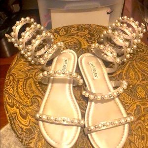 Gladiator Pearl Sandals